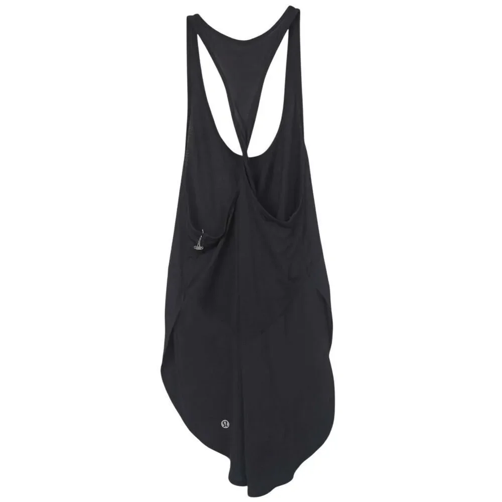 LULULEMON ATHLETICA Twist & Train Tank in Black Size 4